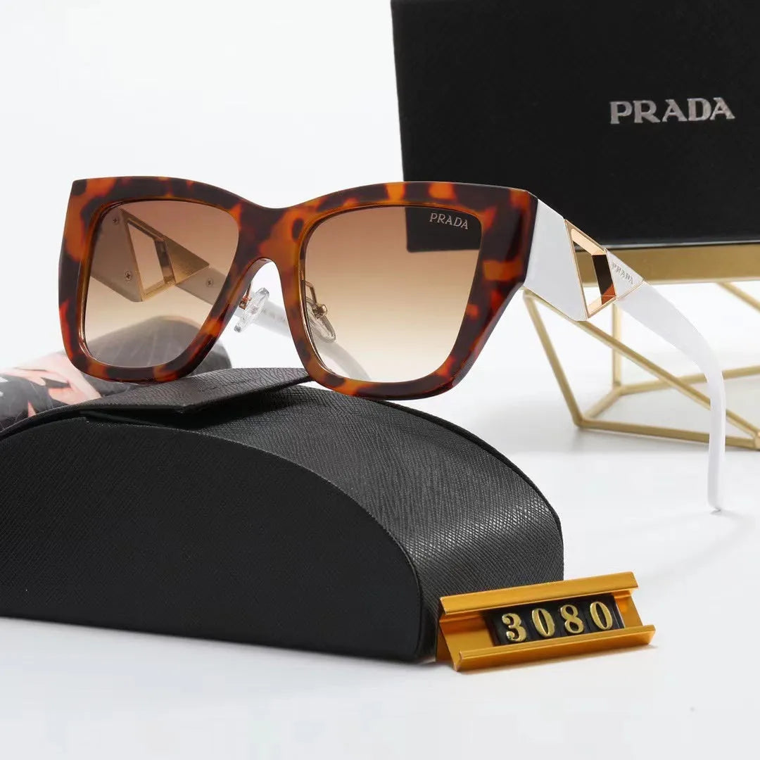 Fashion PA Letter Triangle Hollow Print Sunglasses S4882