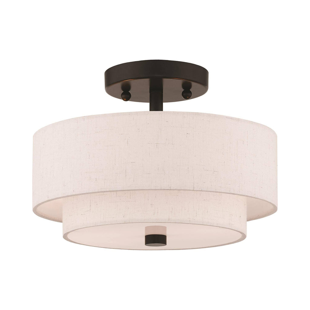 English Bronze 2 Light Ceiling Mount A359337
