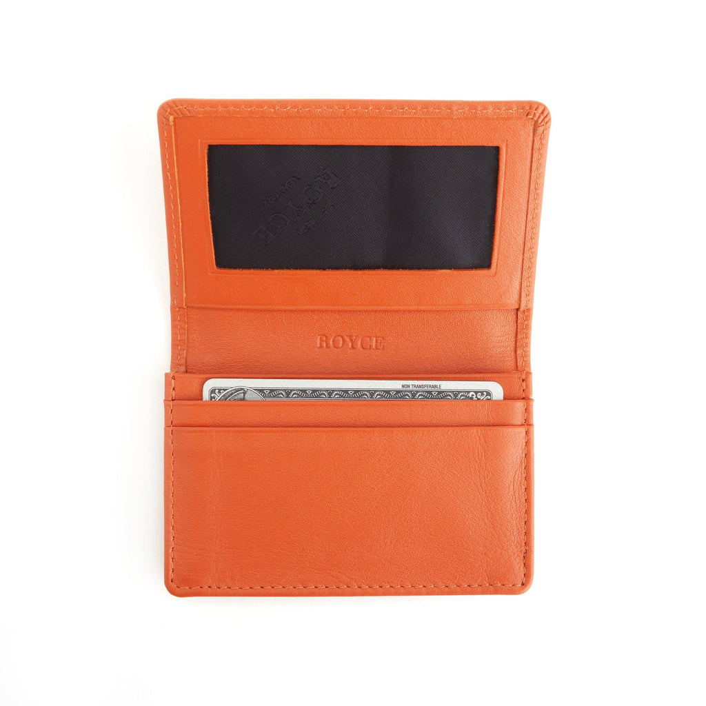 Leather Card Case - Orange R731
