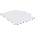 Clear Glass Chairmat with Lip Q8937