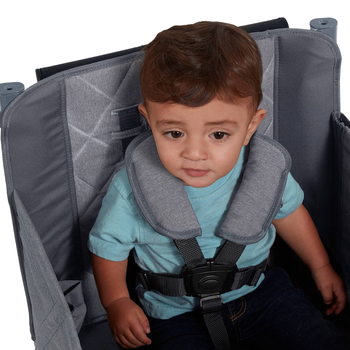 Grey Stroller Wagon with Canopy and Bag V660