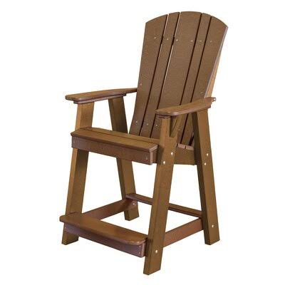 Tudor Brown Plastic Adirondack Chair Q6426
