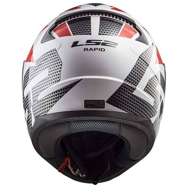 White Red Helmet P8767