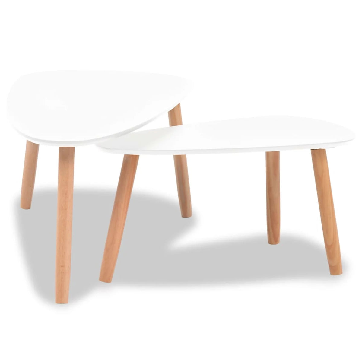 2 Piece Coffee Table Set White P63377