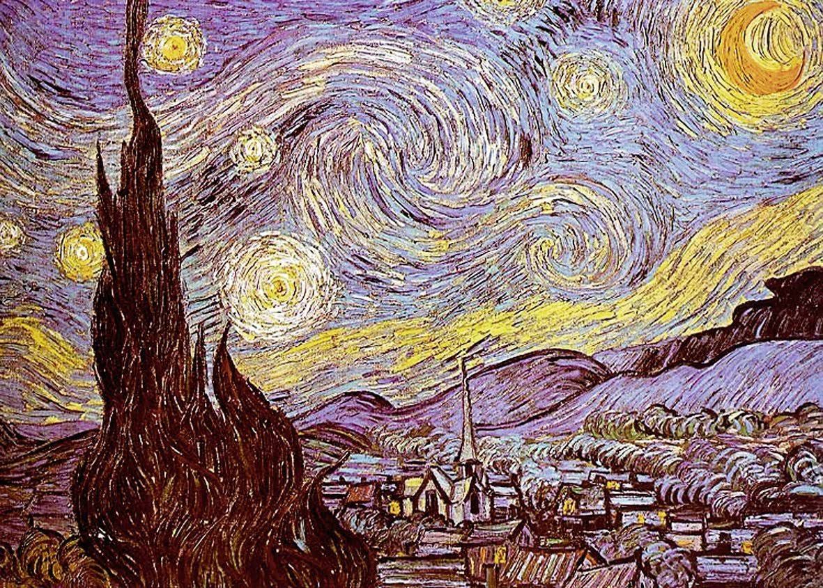 1500 Pieces Jigsaw Puzzle Van Gogh Starry Night M74108
