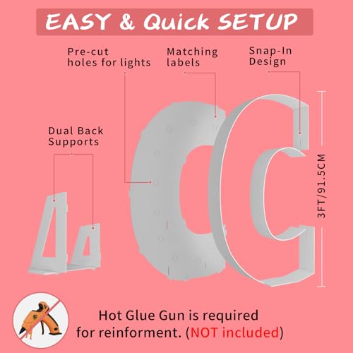 Marquee Light Up Letter C Y83054
