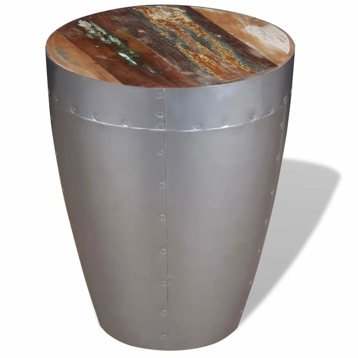 Aviator Stool Solid Reclaimed Wood G592