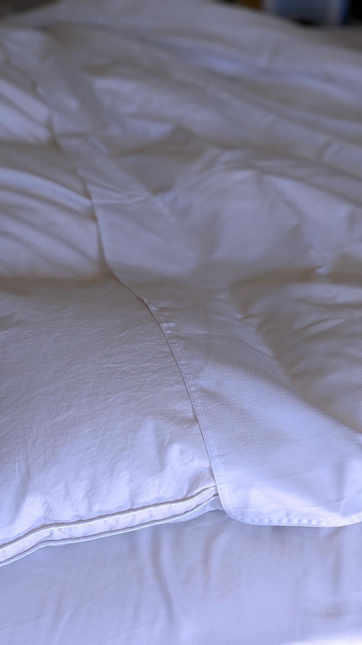 Jacquard White Top Sheet with Pocket 86 x 92 Full Z7048