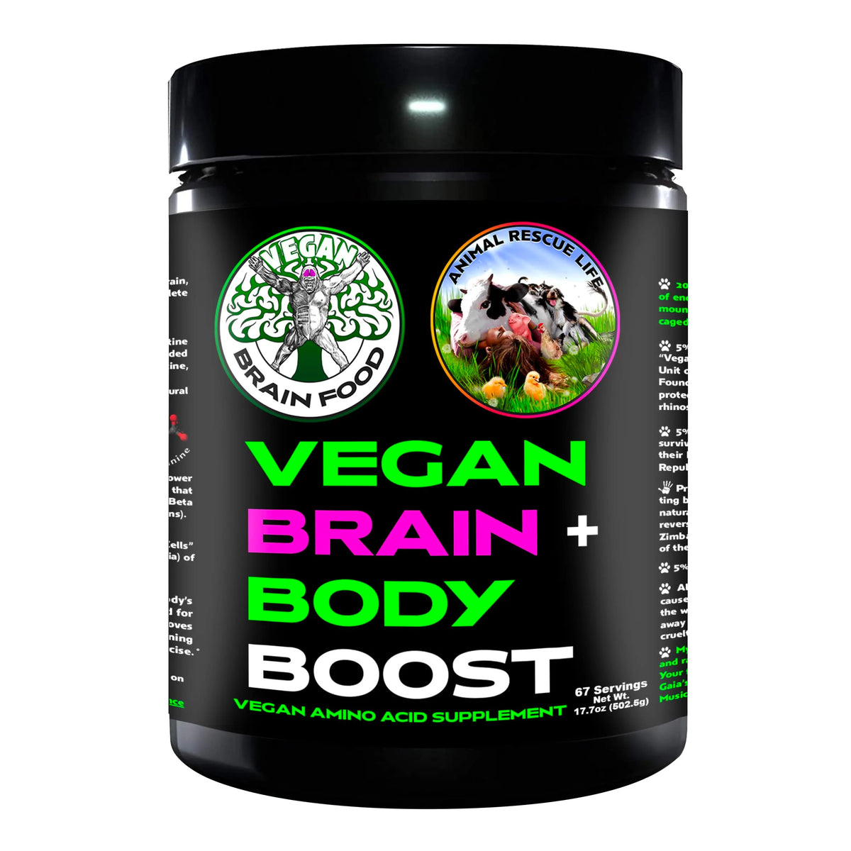 Vegan Amino Acids Creatine Taurine Beta Alanine 500g M46598