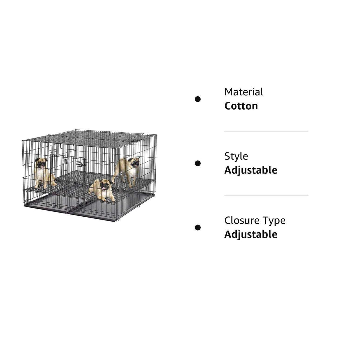Puppy Playpen with Plastic and Floor Grid G614670