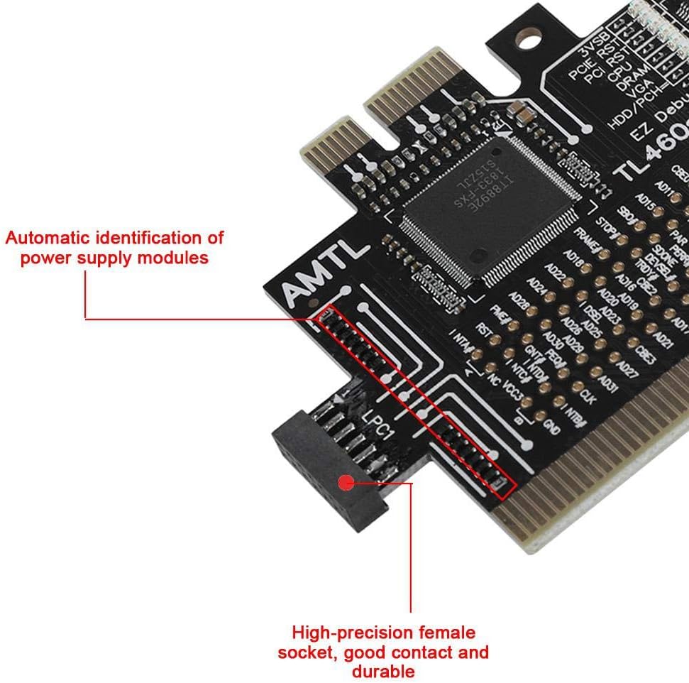 PCIE 4.0 Motherboard Diagnostic Card Pack of 2 S259396