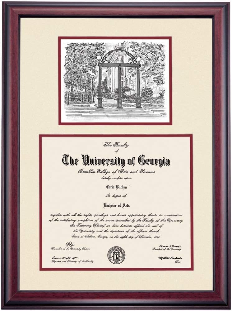 Black/Cherry Mat 12 x 15 Diploma Frame P785923