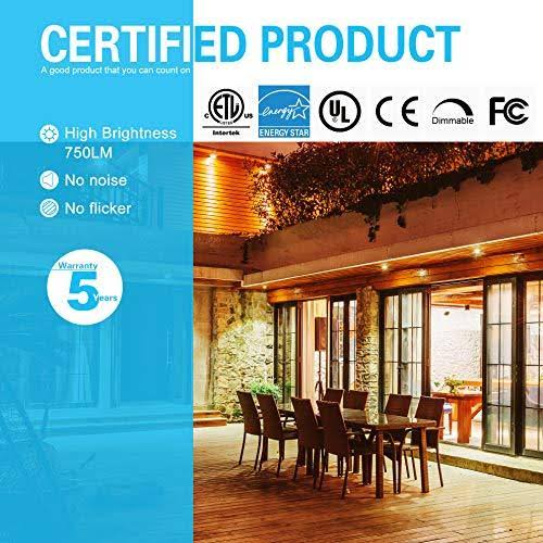6 Pack 4 inch Ultra-Thin LED Recessed Ceiling Light Q21497