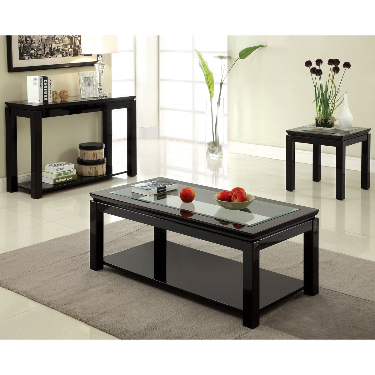 Glossy End Table R801