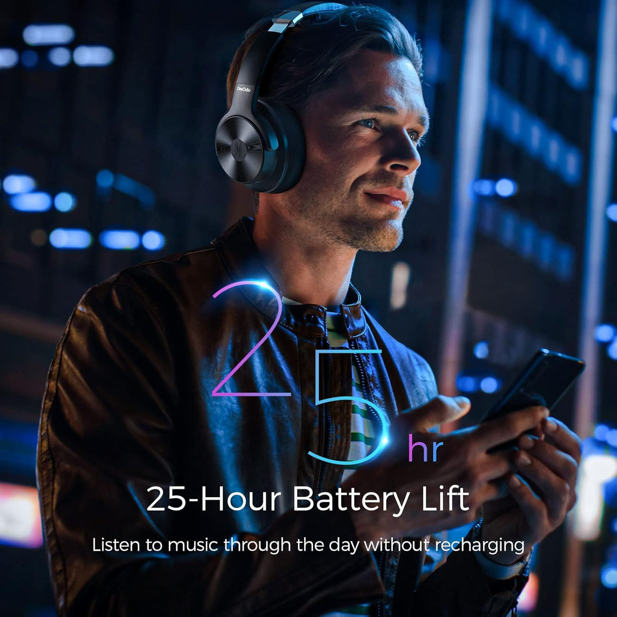 Active Noise Cancelling Wireless Over Ear Bluetooth Headphones L5643