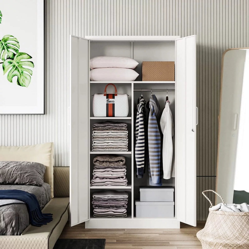 Metal Storage Cabinet with Locking Doors V4053