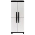 Gray Plastic Freestanding Garage Cabinet P73151