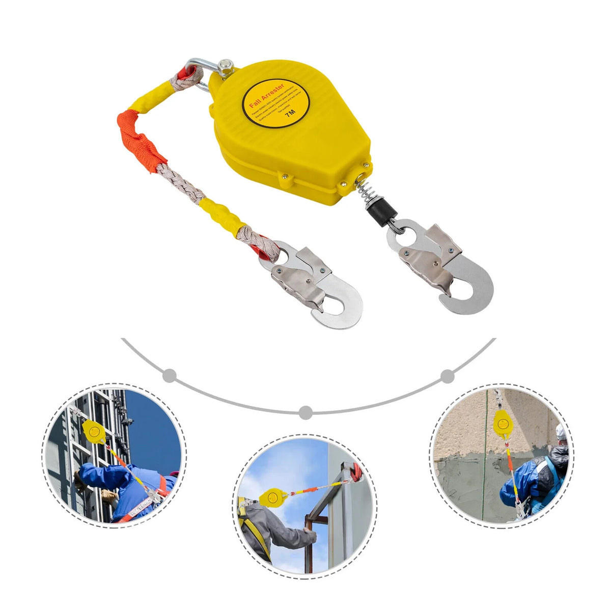 23ft Self Retracting Lifeline Fall Arrester U5227