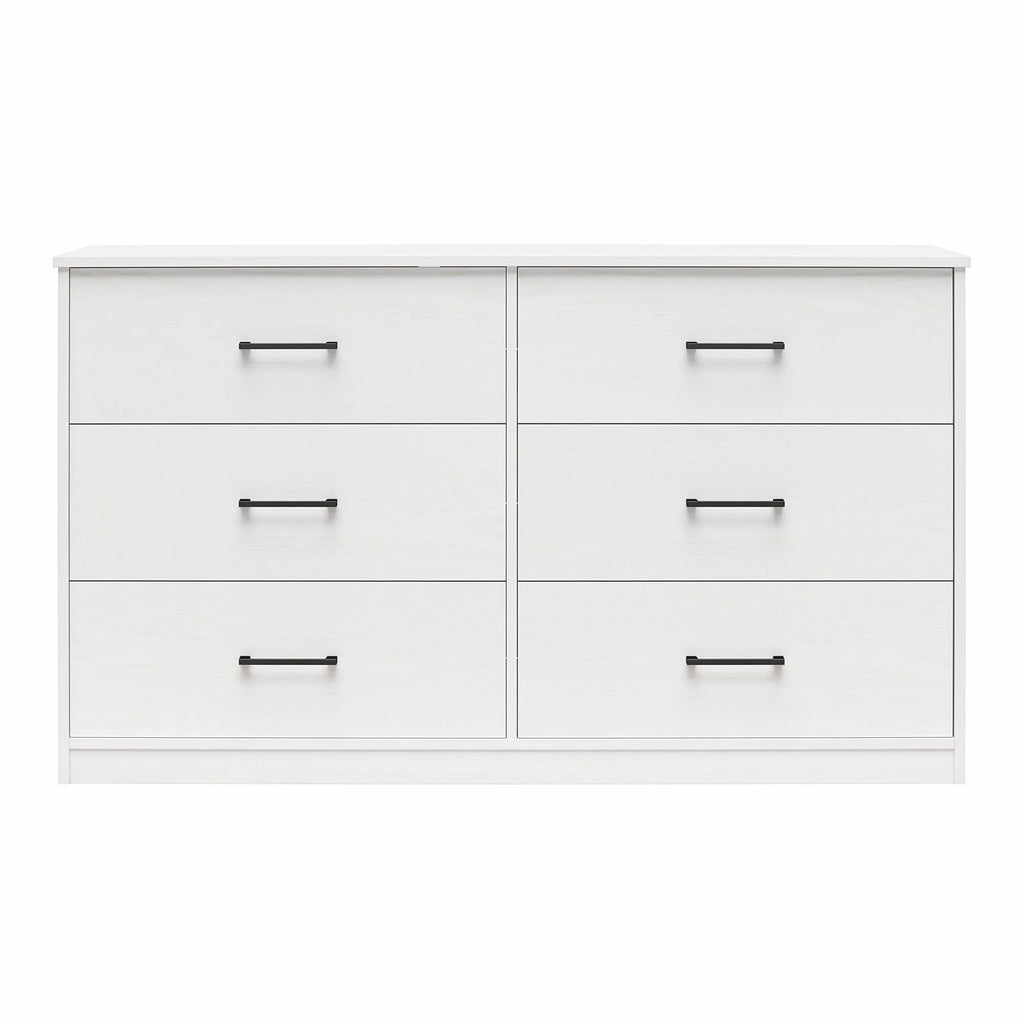 Black 6 Drawer Dresser V53327