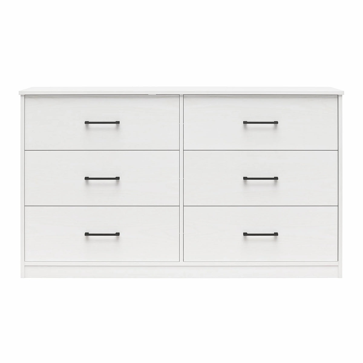 Black 6 Drawer Dresser V53327