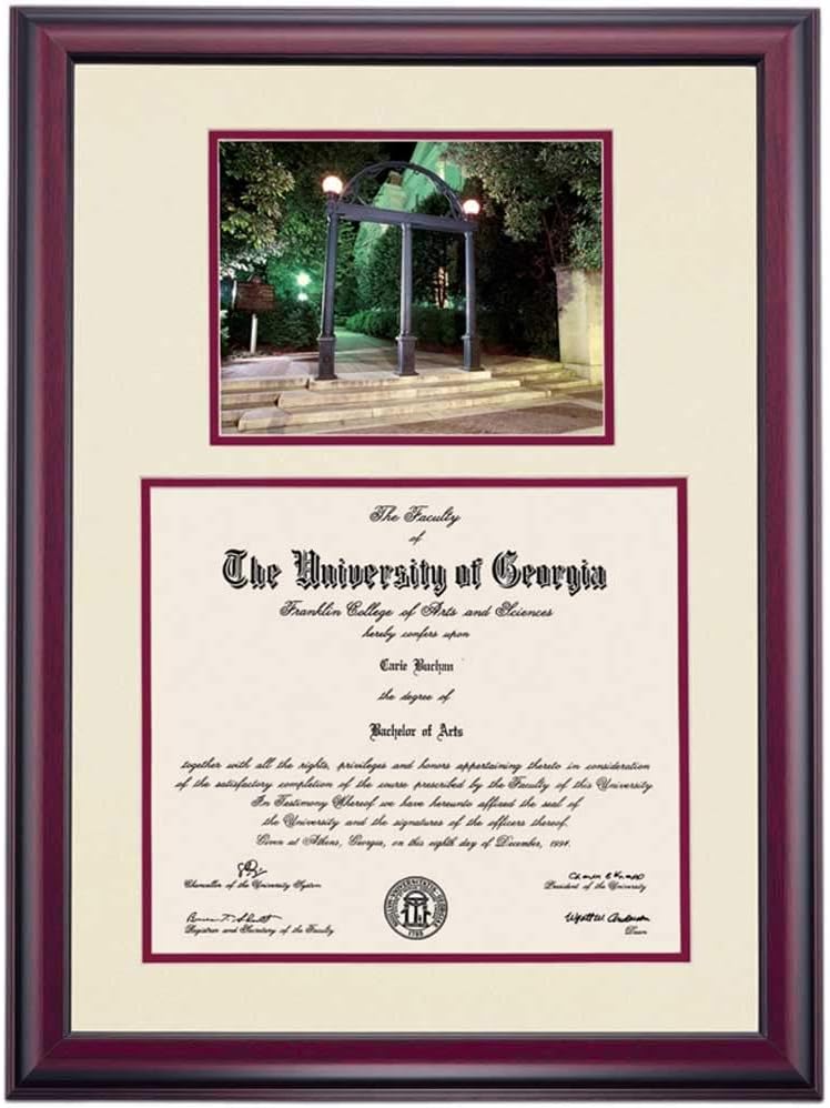Black/Cherry Mat 12 x 15 Diploma Frame P785923