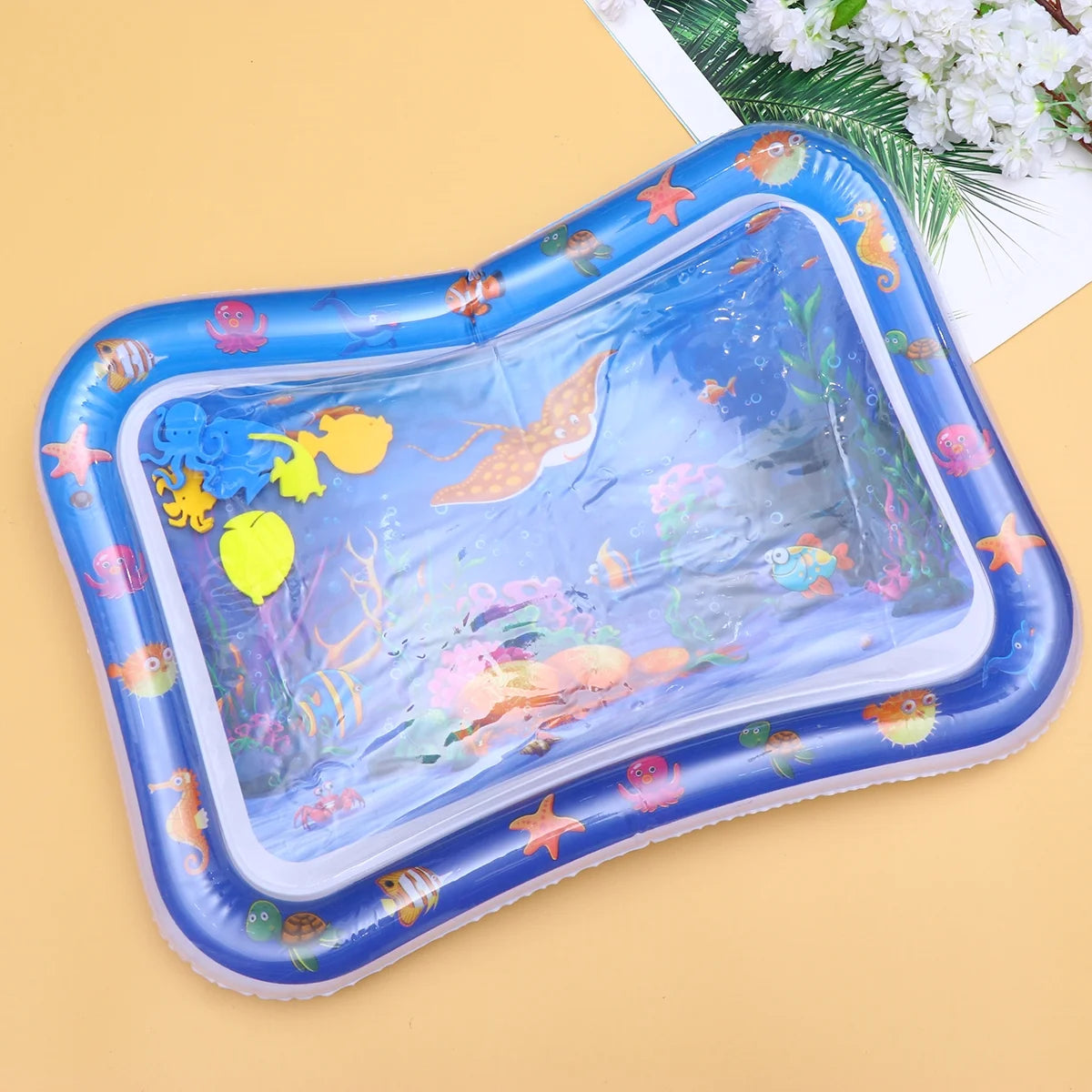 Inflatable Crawling Cushion Water Play Mat (Blue) V248410