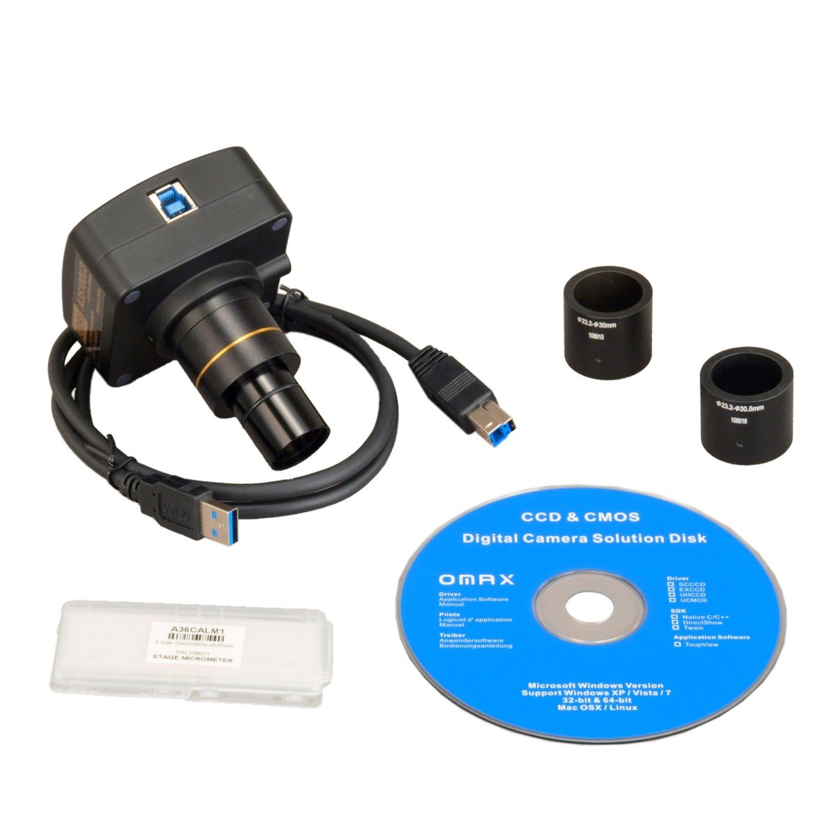 18.0MP USB3.0 Digital Camera with 0.01mm Calibration Slide L9926