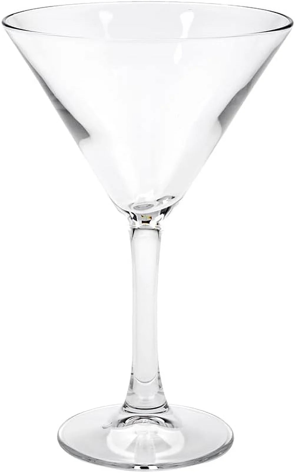 9 Ounce Stemmed Tempered Glass Martini Glasses Set Of 6 Q213863