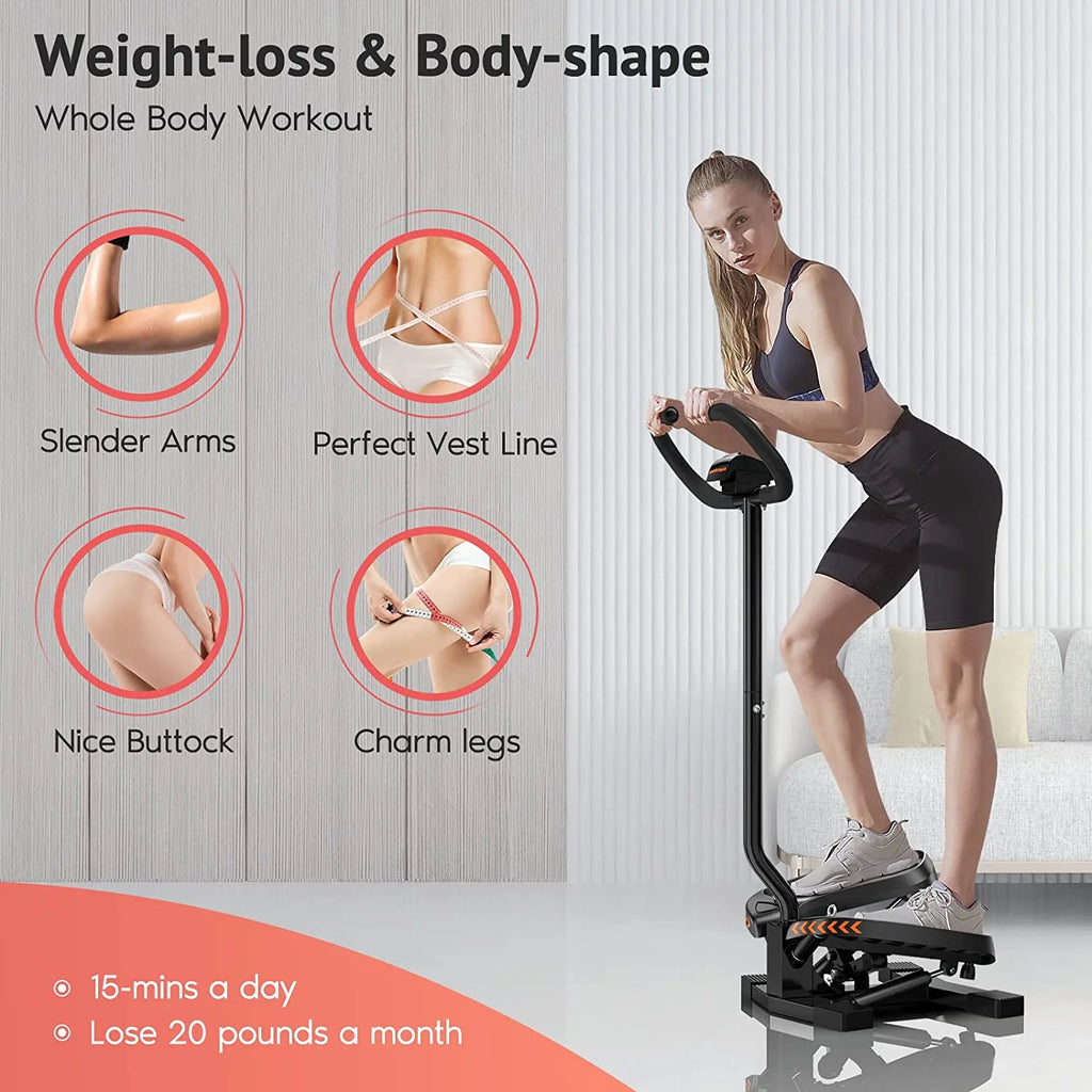 Portable Stair Stepper with Resistance Band T221712