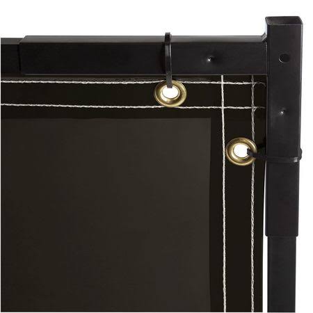 Welding Screen, 6 ft W, 6 Ft, Charcoal Gray T32469