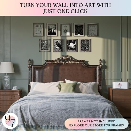 Framed Gothic Wall Art Set B3274