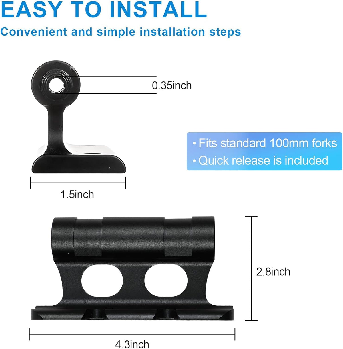 Aluminum Alloy Bicycle Front Fork Mount M5612