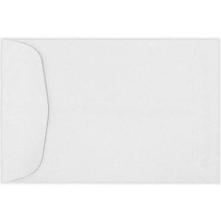 24lbs. 4 5/8 x 6 3/4 Open End Envelopes, Bright White, 1000/BX T779