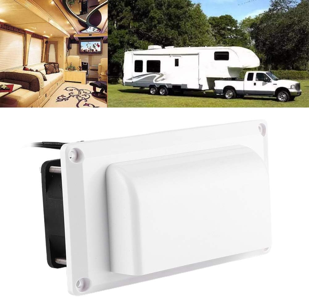 12V 25W RV Side Air Vent Exhaust Fan with Mounting Screws N677