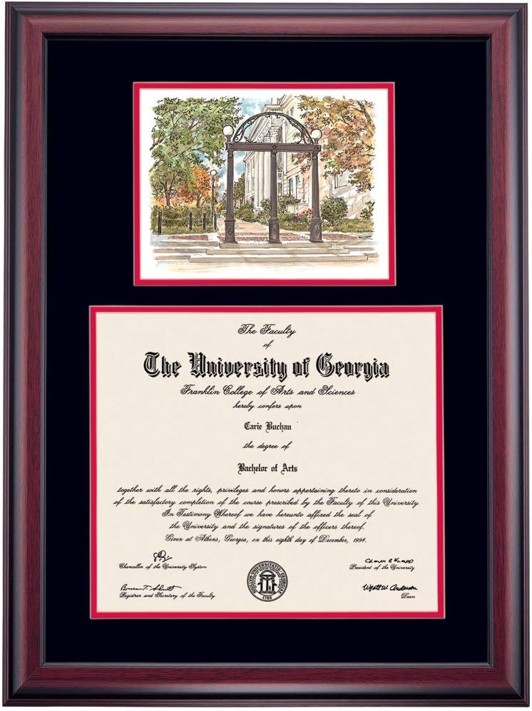 Black/Cherry Mat 12 x 15 Diploma Frame P785923