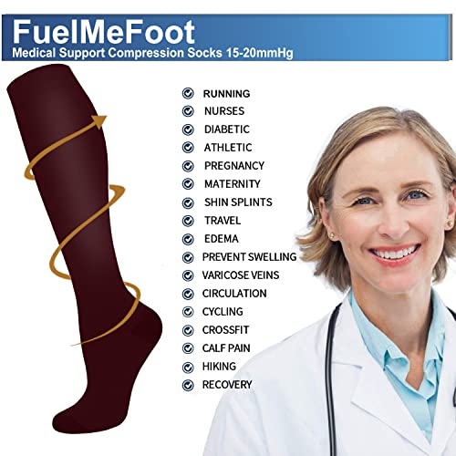 3 Pack Copper Compression Socks K8869