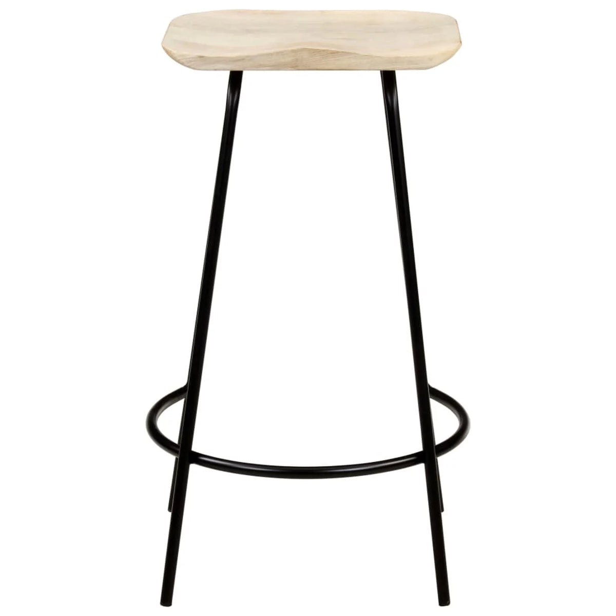 Solid Mango Wood Bar Stools 4 pcs Y45329