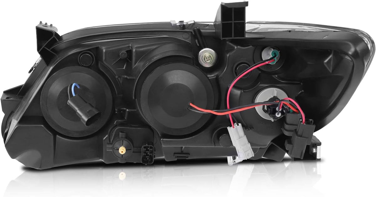 Headlight Assembly Pair for Toyota Camry 2010-2011 Black Housing Clear Lens P37067