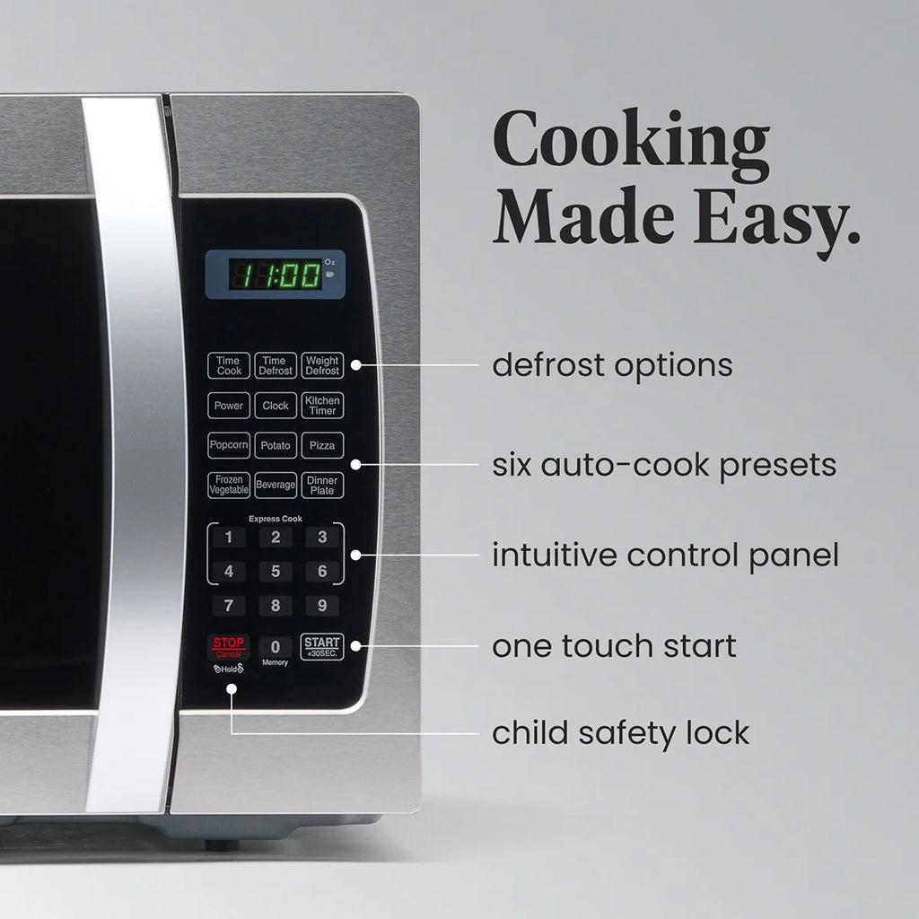 1000 Watts 1.3 cu ft Stainless Steel Microwave Oven G715637