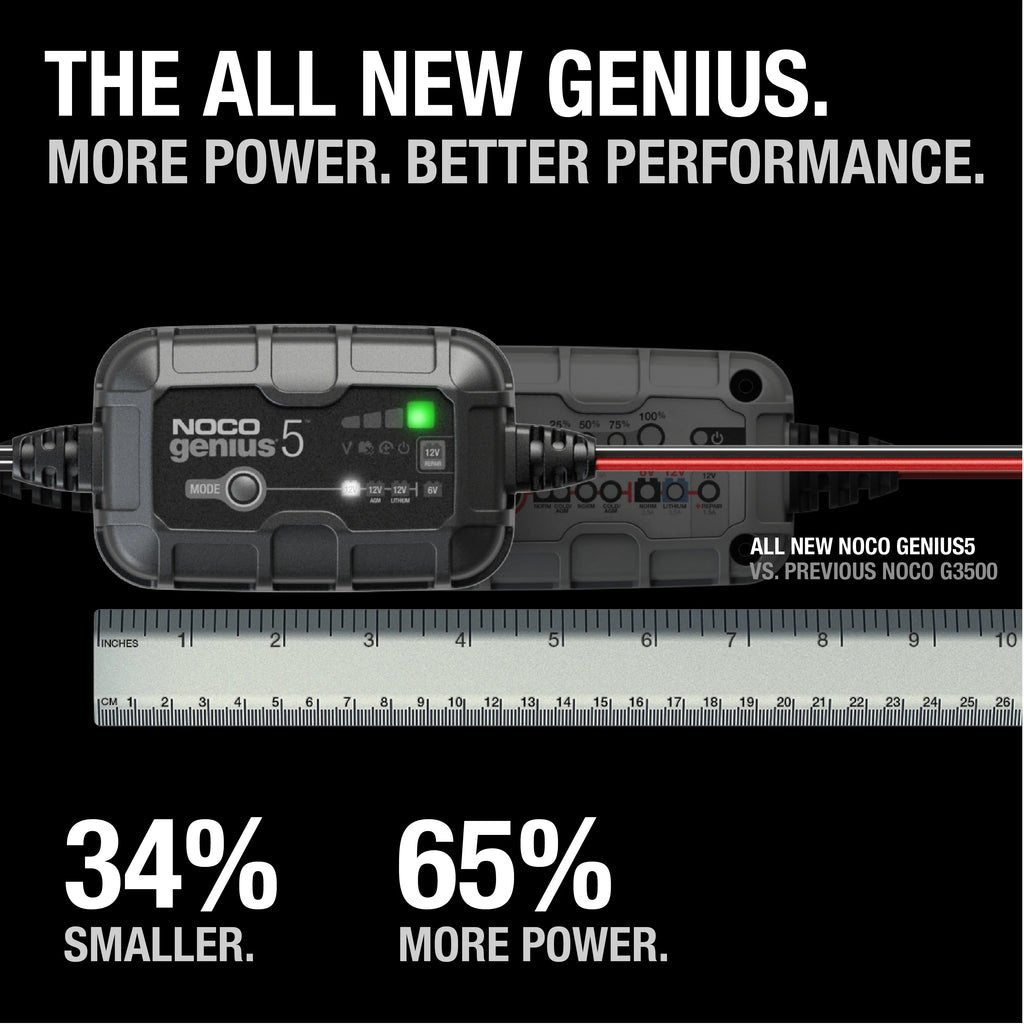 6V/12V 5A Smart Battery Charger and Maintainer J53101
