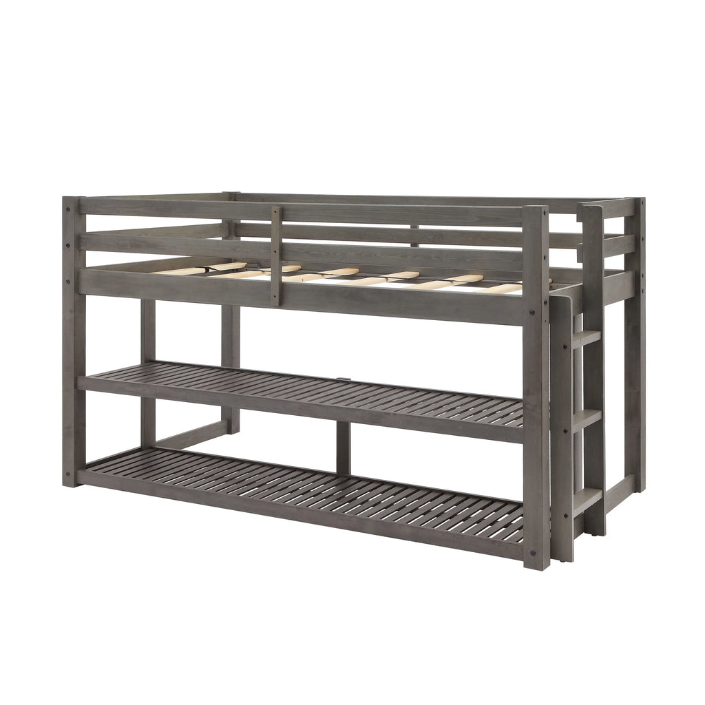 Black Twin Loft Storage Bed E149145