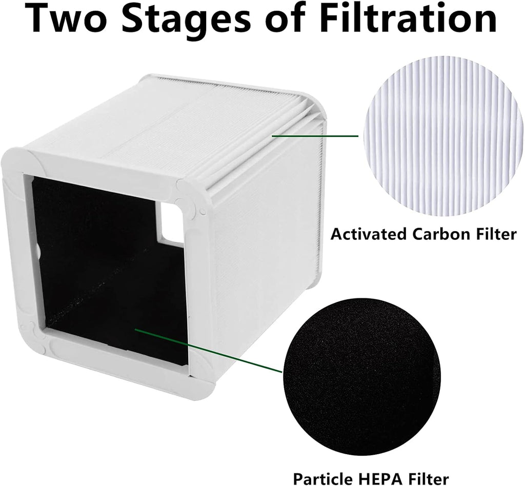 2 Pack Activated Carbon Replacement Filter for Blue Pure 211 Air Purifier A167