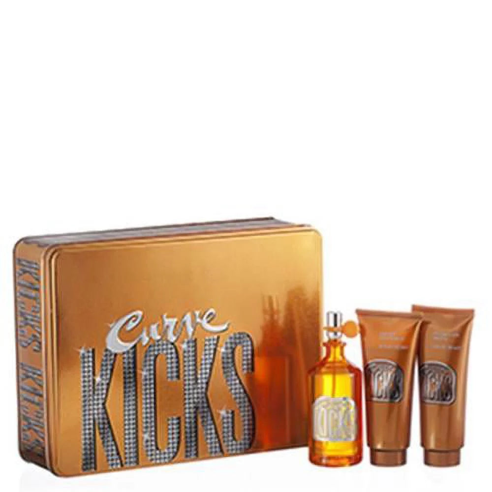 3 Piece Set 3.4 oz Eau de Toilette Spray Body Lotion Bath & Shower Gel H813