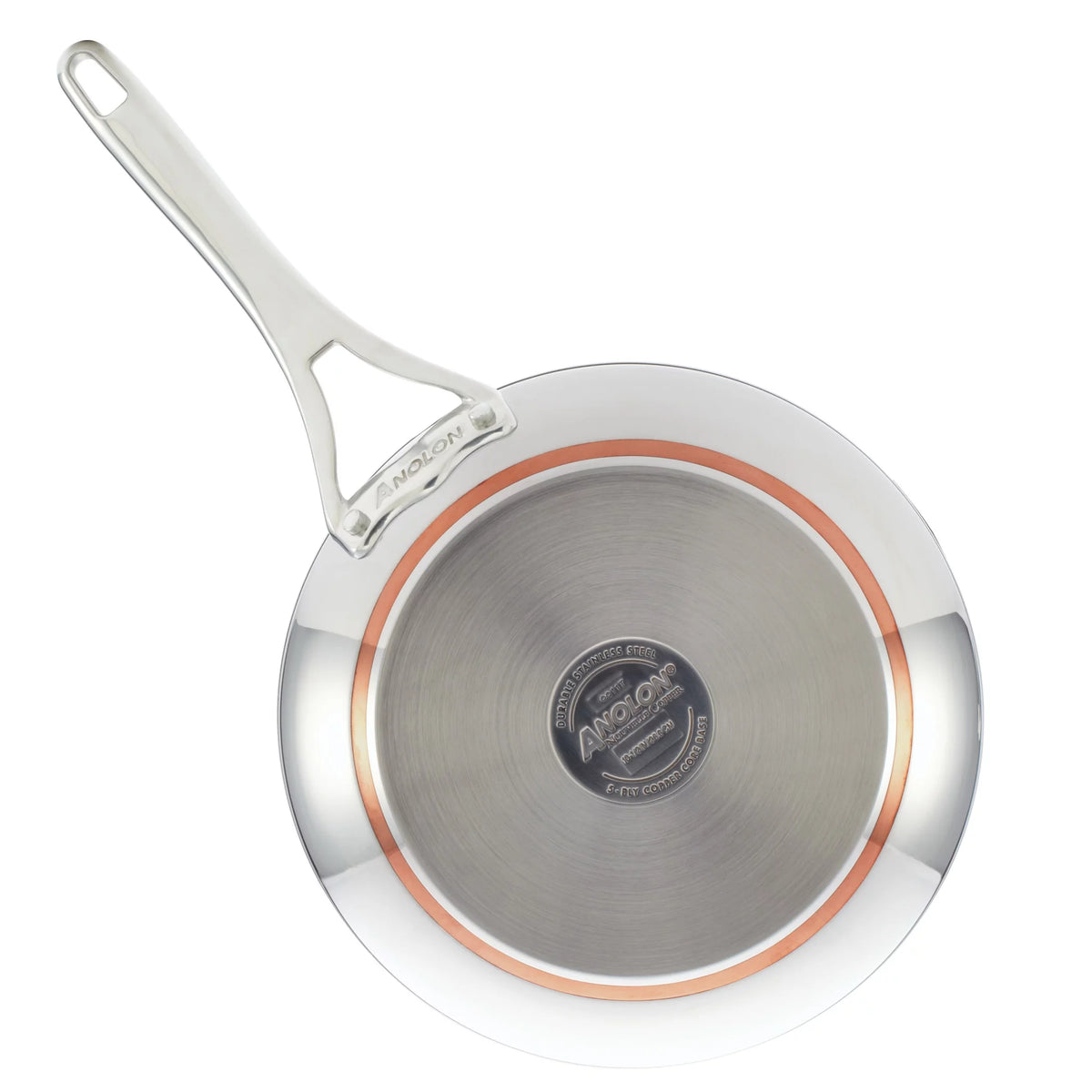 8" and 9.5" Stainless Steel Frying Pan Set U975