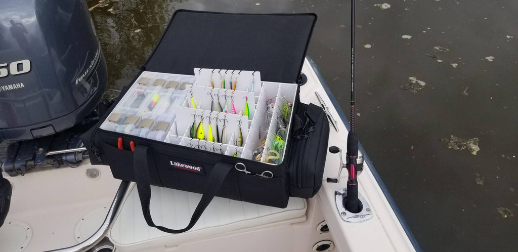 Black Soft-Sided Fishing Lure Case Q8547