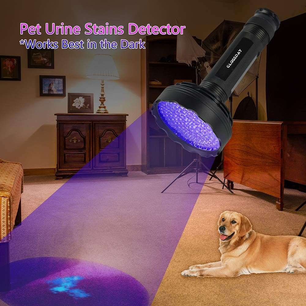 128 LED UV Flashlight, Pack of 2 P8274