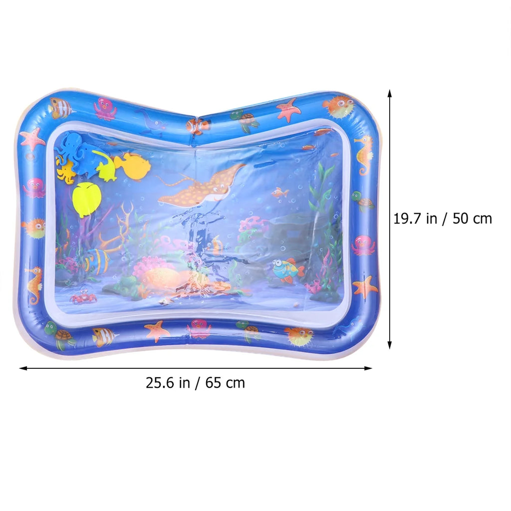 Inflatable Crawling Cushion Water Play Mat (Blue) V248410