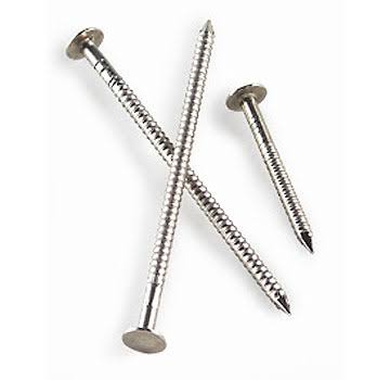 6 in. Stainless Steel Ring Shank Roofing Nails 5 lb. L209406