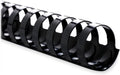 Black Plastic Binding Spines, 100 Per Box, 1", 200 Sheet Capacity Q979