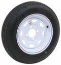 4.80-12 Tire with 4 Hole White Spoke Wheel F324218